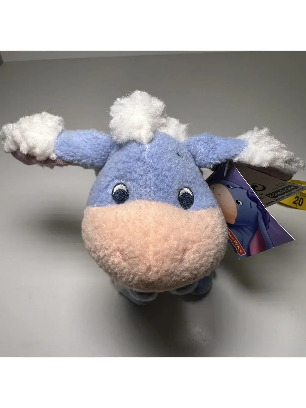 NWT Vintage Y2K Fisher Price 2002 Disney Baby Springtime Eeyore Lamb Mini Plush